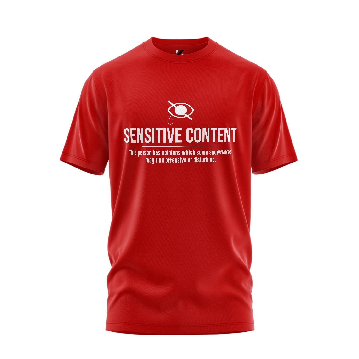 Sensitive Content Tee – Viewer Discretion Advised