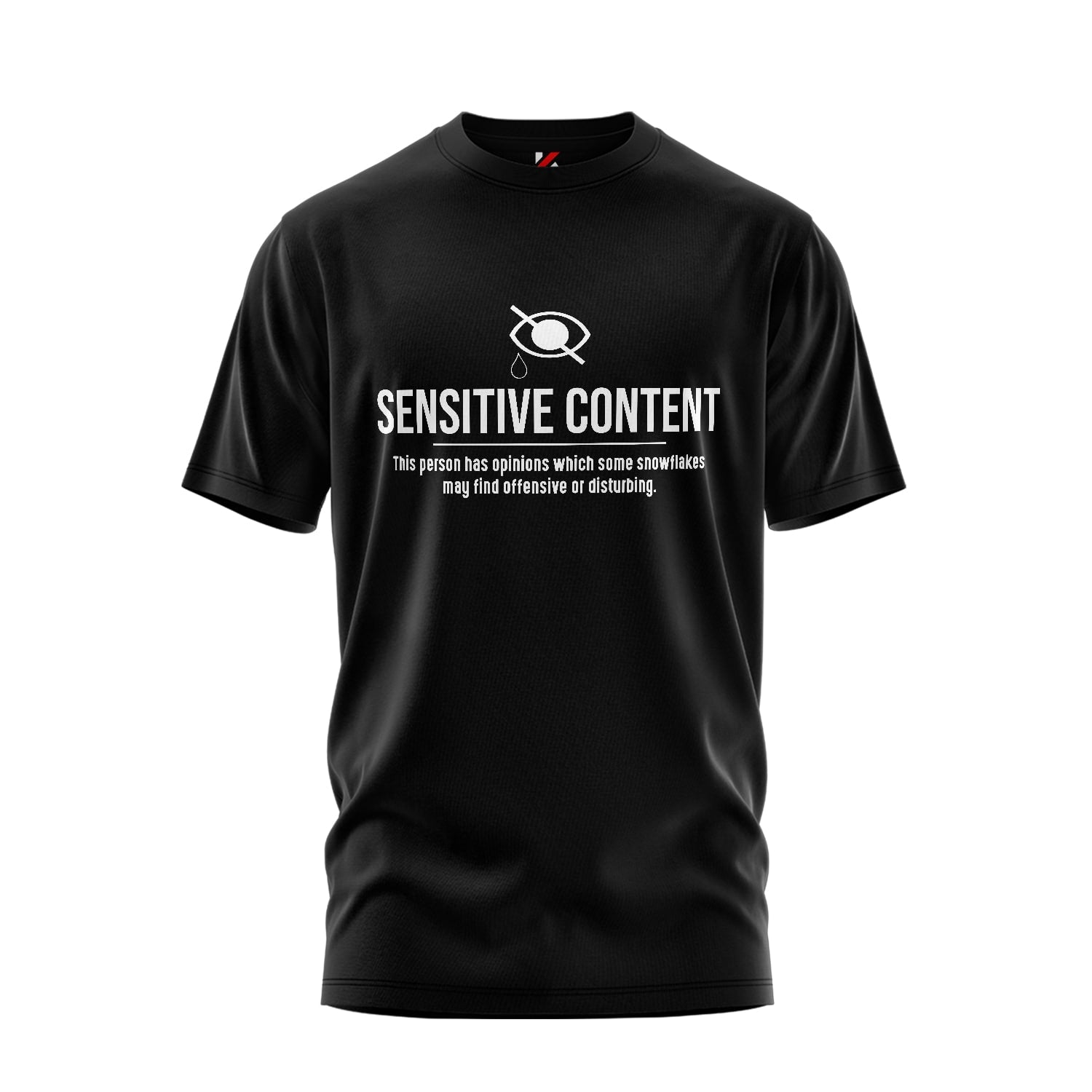 Sensitive Content Tee – Viewer Discretion Advised