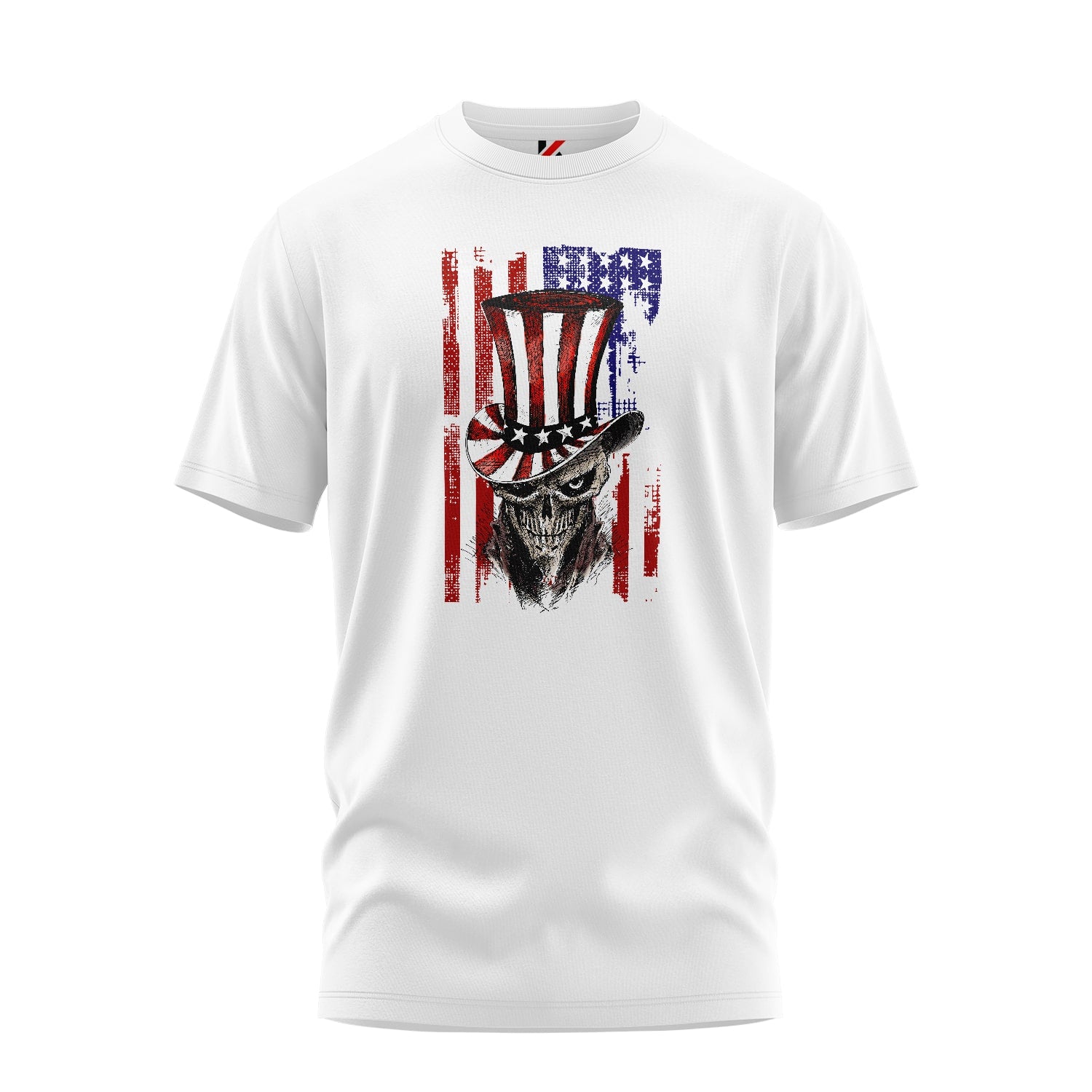 Patriot Skull Tee – Uncle Sam Reborn